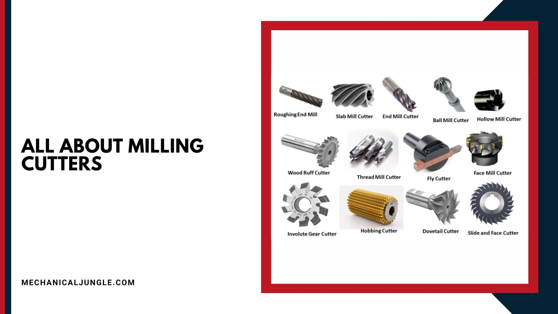 Milling Cutters: Types, Functions, and Material Specifications