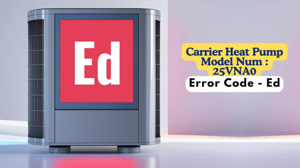 Carrier 25VNA0 heat pump showing error code Eb? Learn how to troubleshoot high-voltage issues, test inverter function, inspect the main board, and ensure low-temp performance with expert repair tips.